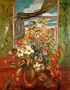 Flowers in a Vase By Frances Hodgkins