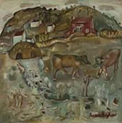 Middle Hill Solva c1936 By Frances Hodgkins