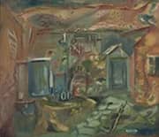 Purbeck Courtyard Early Afternoon 1944 By Frances Hodgkins