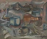 Tanks Barrels and Drums By Frances Hodgkins