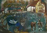The Farm Pond 1943 By Frances Hodgkins