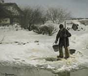Frost or Break in the Frost 1895 By Hans Andersen Brendekilde