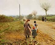 The First Steps 1892 By Hans Andersen Brendekilde