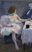 A Visit in the Dressing Room 1886 By Federico Zandomeneghi