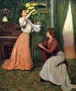 In the Salon 1913 By Federico Zandomeneghi