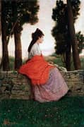 Lady in the Park c1870 By Federico Zandomeneghi