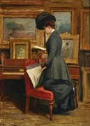 The Artist's Studio By Federico Zandomeneghi