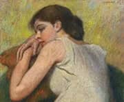 The Model at Rest By Federico Zandomeneghi