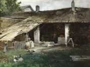 Farmyard By Rene Princeteau