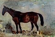 Horse at the Stable 1877 By Rene Princeteau