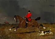 Hunting Scene By Rene Princeteau