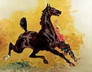 Rearing Horse By Rene Princeteau