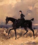 The Horsewoman c1880 By Rene Princeteau