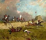 The Irish Bank c1880 By Rene Princeteau