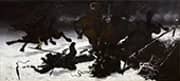Uhlan Patrol Surprised by an Ambush By Rene Princeteau