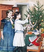 Decorating the Christmas Tree 1916 By Antoni Piotrowski