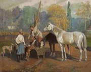 Przy Studni 1917 By Antoni Piotrowski