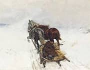 Snowstorm 1883 By Antoni Piotrowski