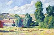 A Farm in Ezeaux By Maximilien Luce