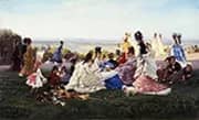 Sunday in Bellevue 1874 By Gabriel-Amable de La Foulhouze