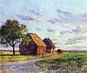 Haystacks Plaine d'Essoyes By Maximilien Luce