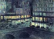 Samaritaine Night By Maximilien Luce