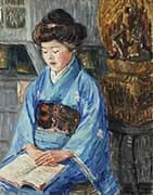 Japanese Woman 1910 By Alma del Banco