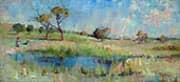 Children Playing in a Landscape By Jane Price