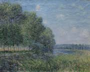 River View 1889 By Alfred Sisley