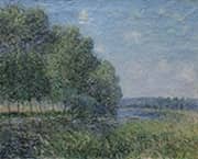 River View 1889 By Alfred Sisley