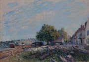 Saint Mammes Morning 1884 By Alfred Sisley