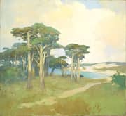 Monterey Cypress California c1930 By Arthur Frank Mathews