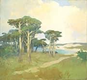 Monterey Cypress California c1930 By Arthur Frank Mathews