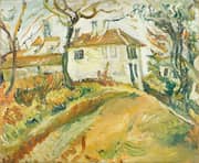 House on a Hill 1918 By Chaim Soutine
