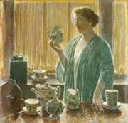 Strawberry Tea Set 1912 By Childe Hassam