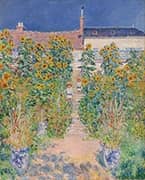 The Artist's Garden Vetheuil By Claude Monet