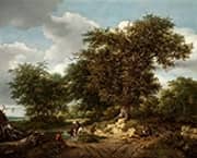 The Great Oak 1652 By Jacob van Ruisdael