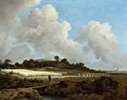 View of Grainfields with a Distant Town 1670 By Jacob van Ruisdael