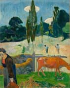 The Red Cow 1889 By Paul Gauguin