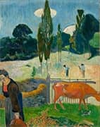 The Red Cow 1889 By Paul Gauguin