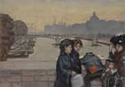 The Pont du Carrousel in Paris c1903 By Pierre Bonnard