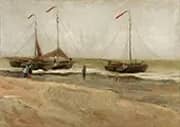 Beach at Scheveningen in Calm Weather By Vincent van Gogh