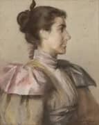 Portrait of a Woman 1895 By Elizabeth Coffin