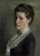 Study of a Head c1893 By Elizabeth Coffin