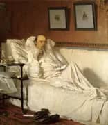Nikolay Nekrasov in the Period of Last Songs By Ivan Kramskoy
