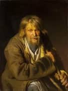 Portrait of an Old Peasant Study By Ivan Kramskoy