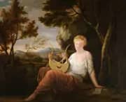 Woman with a Lyre By Gavin Hamilton