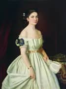 Portrait of E Vasilchikova By Ivan Kramskoy