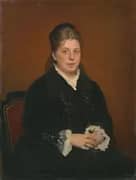 Portrait of Sofia Sergeyevna Botkina By Ivan Kramskoy