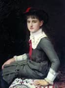 Portrait of Varvara Lemokh as a Child By Ivan Kramskoy